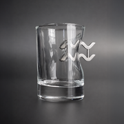 Shot Glass Set with znakom zodiaku vodolii on stand + packaging by VSKLO — detailed product view, photo 2, SKU 11285