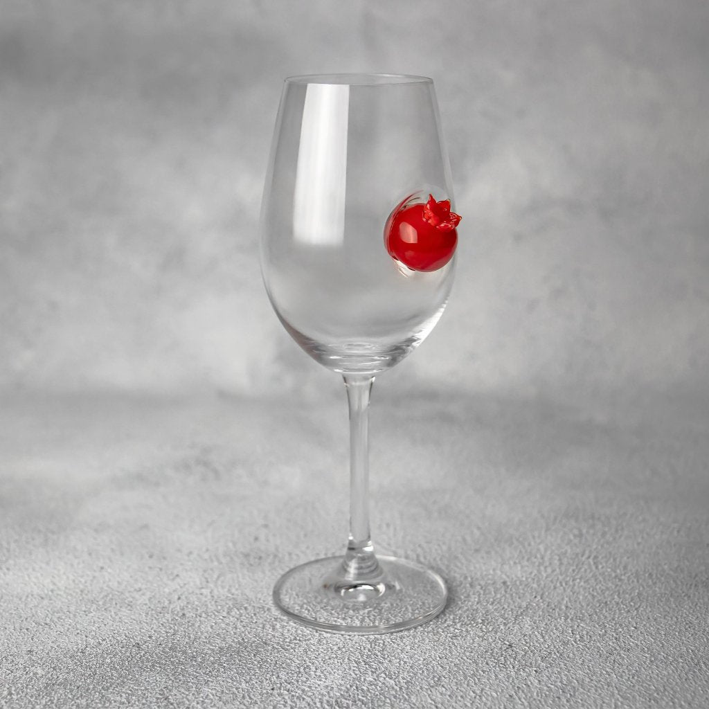 Wine Glass (with pomegranate insert) | VSKLO #2041