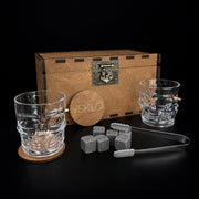 LEO Set 2 glasses"cherep"(with Bullet Inserts) by VSKLO — close-up product view, photo 4, SKU 11259