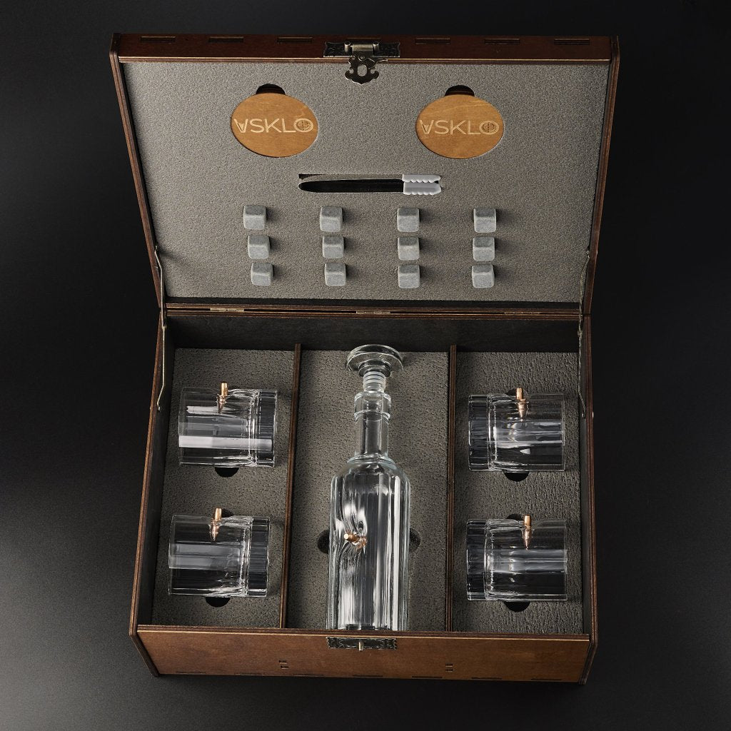 LEO Set 5 - faceted crystal (with Bullet Inserts) by VSKLO — detailed product view, photo 2, SKU 11263
