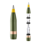 Set Replica Artillery Mini-Bar 155 mm — faceted crystal decanter and glasses (with Bullet Inserts) | VSKLO #23