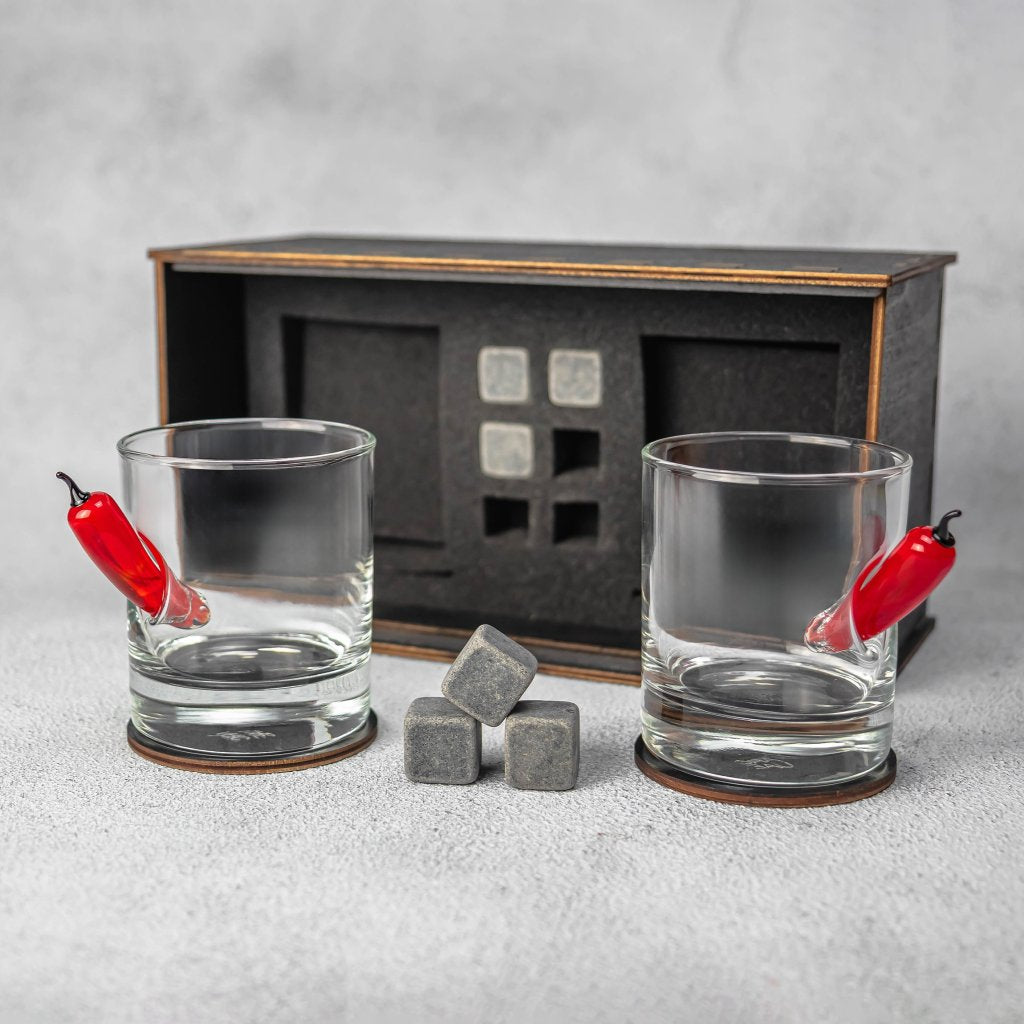 Set of 2 Glasses (with Pepper Inserts) by VSKLO — main product photo, photo 1, SKU 11278