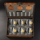 Set LEO 6 — crystal glasses (with a Bitcoin Insert)