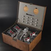 Set LEO 5 — crystal glasses (with a Cherry Insert) | VSKLO #1594