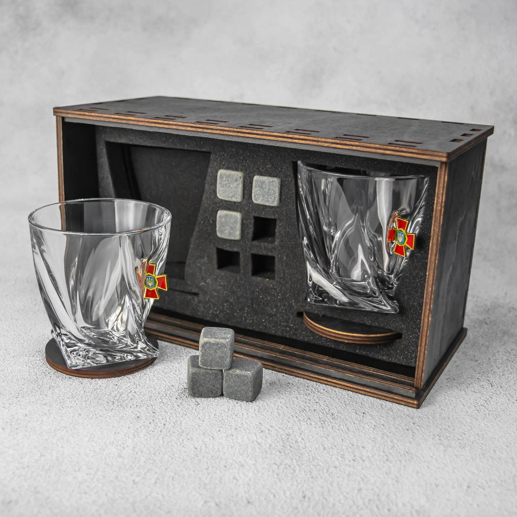 Set of 2 Glasses (National Guard of Ukraine) by VSKLO — detailed product view, photo 2, SKU 11275