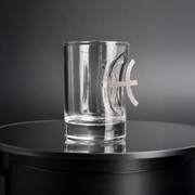 Shot Glass Set with znakom zodiaku ryby on stand + packaging by VSKLO — side view of the product, photo 3, SKU 11291
