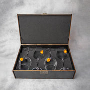 Set of 4 Cocktail Glasses (with pear inserts) | VSKLO #2273