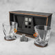 Set of 2 Crystal Whiskey Glasses (National Guard of Ukraine)