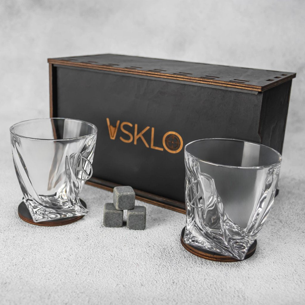 Set of 2 Glasses (Mercedes) by VSKLO — side view of the product, photo 3, SKU 11269
