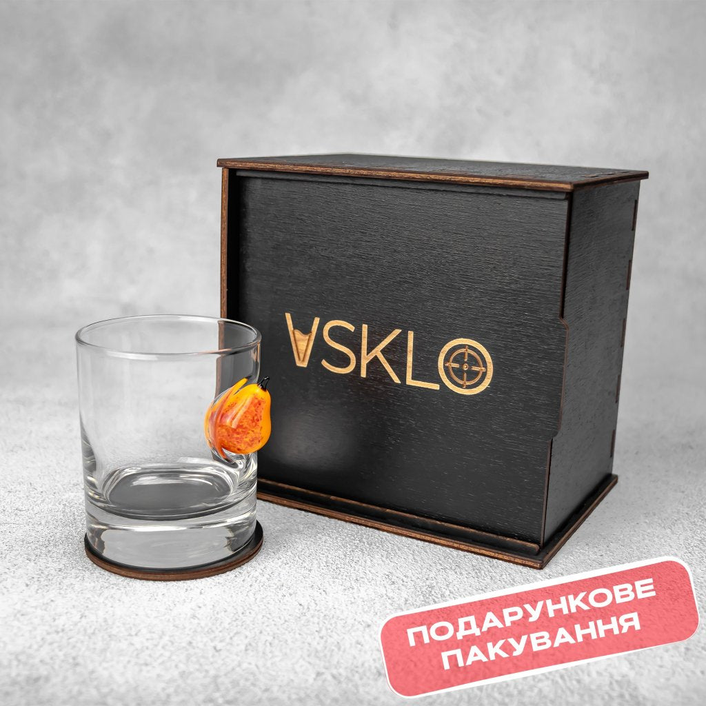 Склянка для віскі (з грушею) від VSKLO — додаткове фото виробу, фото 6, артикул 10174