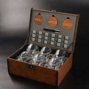 LEO Set 6 - crystal glasses (MIX) by VSKLO — side view of the product, photo 3, SKU 11265