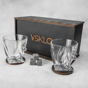 Set of 2 Glasses (with a Dollar Insert) by VSKLO — side view of the product, photo 3, SKU 11272