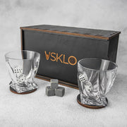Set of 2 Glasses (with Cube Inserts) by VSKLO — side view of the product, photo 3, SKU 11273