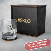 Склянка для віскі (з кубиком) від VSKLO — додаткове фото виробу, фото 7, артикул 10129