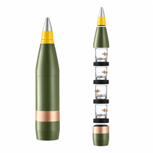 Подарунковий набір «Replica Artillery Mini-Bar 155 mm» — 4 склянки з кулями