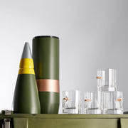 Replica Artillery Mini-Bar 155 mm з чотирма кришталевими склянками VSKLO