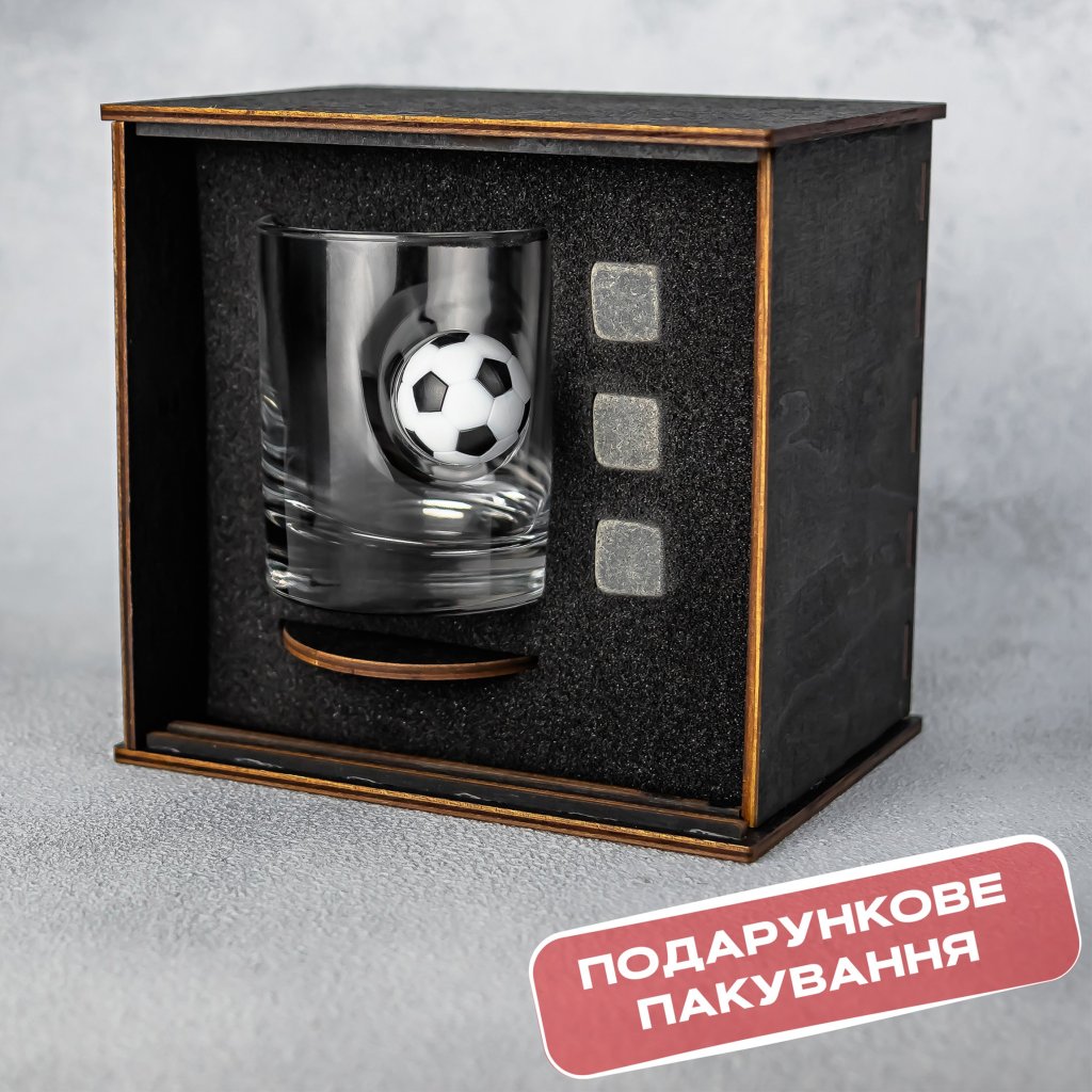 Склянка для віскі (з м`ячем) від VSKLO — додаткове фото виробу, фото 10, артикул 10127