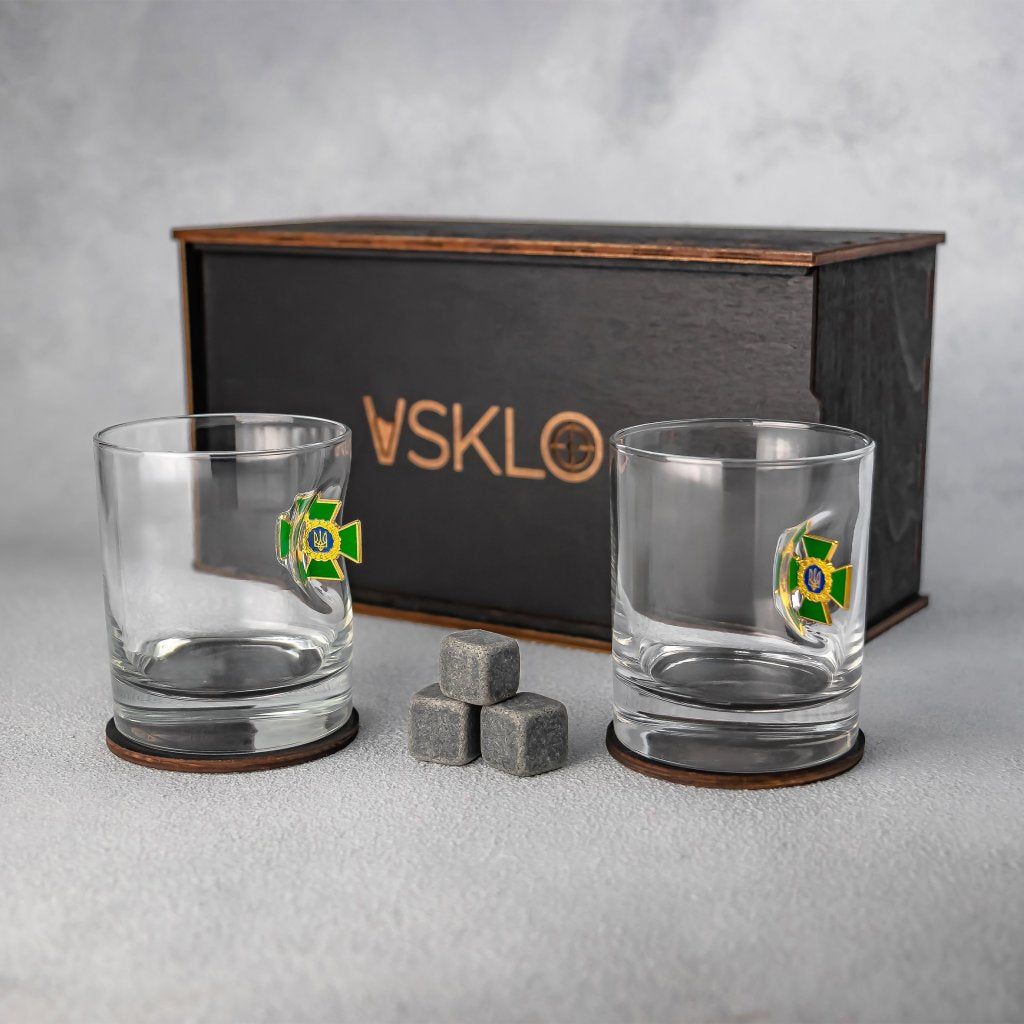 Набір на 2 склянки (ДПСУ) від VSKLO — головне фото виробу, фото 1, артикул 10513