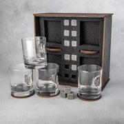 Set of 4 Glasses (with Coat of Arms Inserts) by VSKLO — main product photo, photo 1, SKU 11280