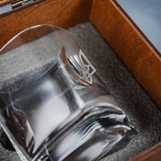 LEO Set 2 - classic glasses (Bullet + Coat of Arms) by VSKLO — close-up product view, photo 5, SKU 10201
