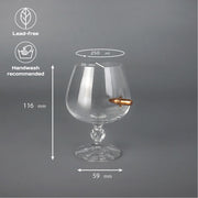 Коньячний келих (з кулею) від VSKLO — додаткове фото виробу, фото 7, артикул 10719