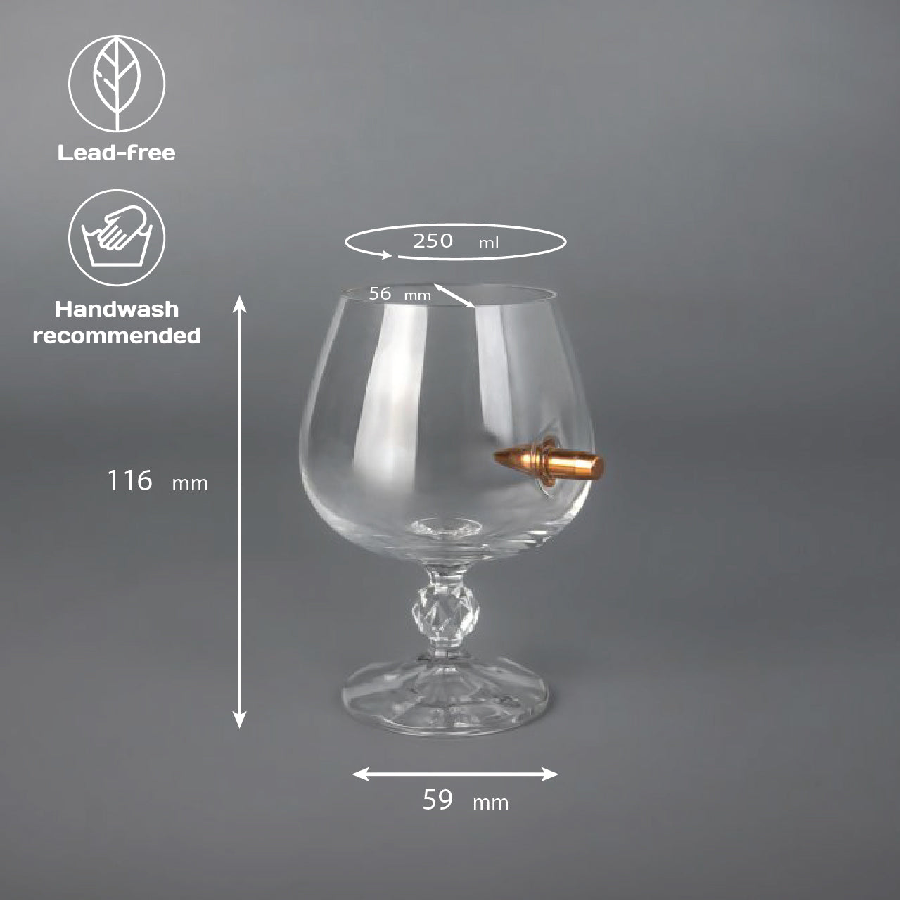 Set of 2 Glasses(with Bullet Inserts) by VSKLO — gift presentation of the product, photo 5, SKU 10221
