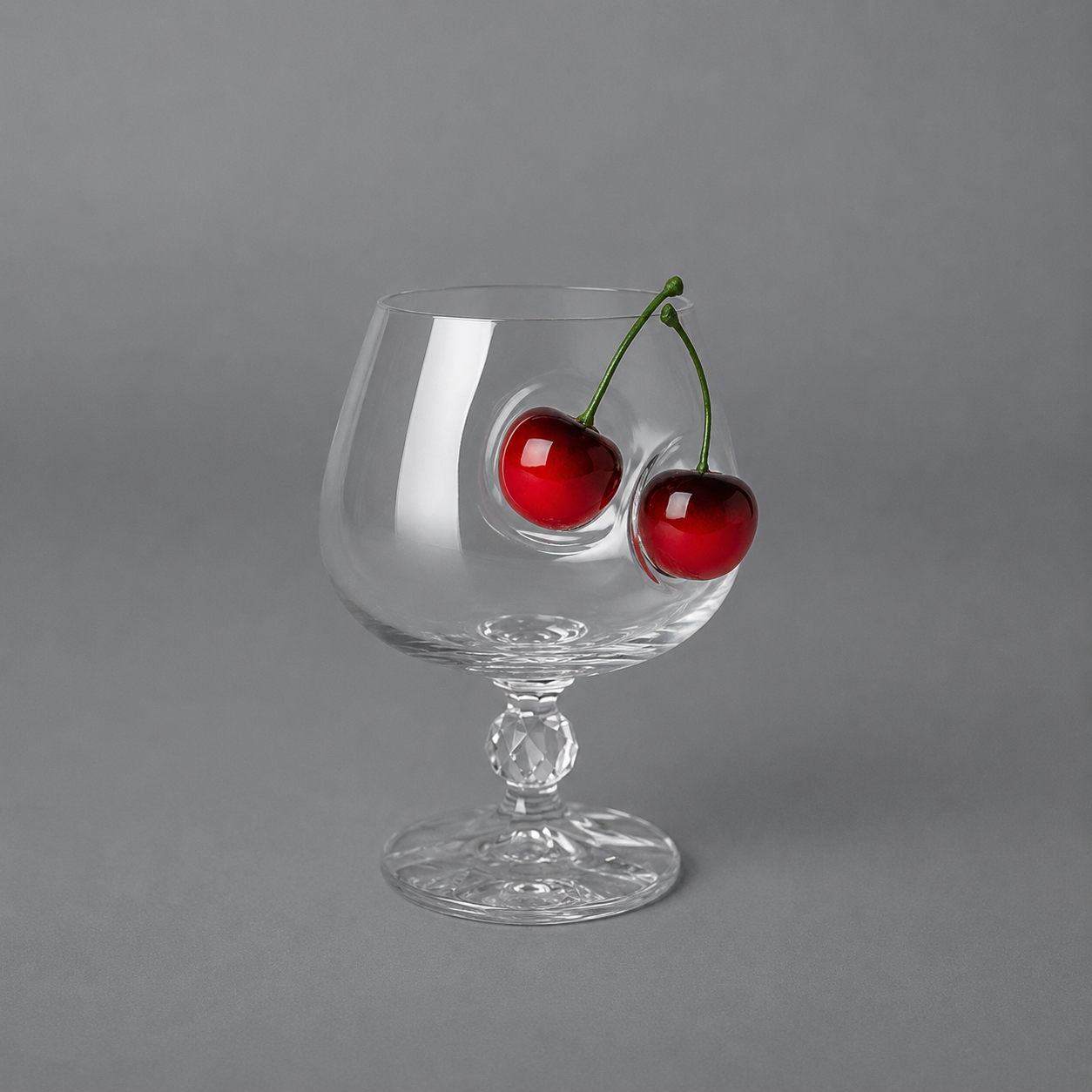 Cognac Glass (with a Cherry Insert)