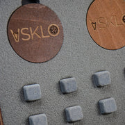 LEO Set 4 - crystal glasses (Armed Forces of Ukraine) by VSKLO — close-up product view, photo 5, SKU 11262