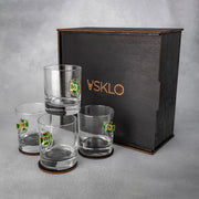 Набір на 4 склянки (ДПСУ) від VSKLO — головне фото виробу, фото 1, артикул 10505