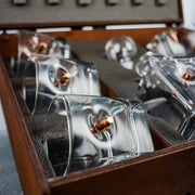 LEO Set 7 - classic glasses (with Bullet Inserts) by VSKLO — close-up product view, photo 4, SKU 11299