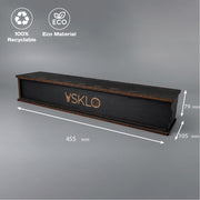 Set MONEY on stand + packaging by VSKLO — premium glass gift with character, refined presentation, and custom engraving available.