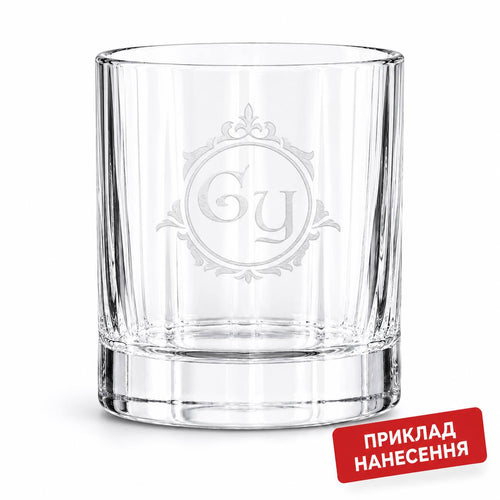 Гравіювання на склі — грановані склянки (6 шт) від VSKLO — основне фото виробу, артикул 10262