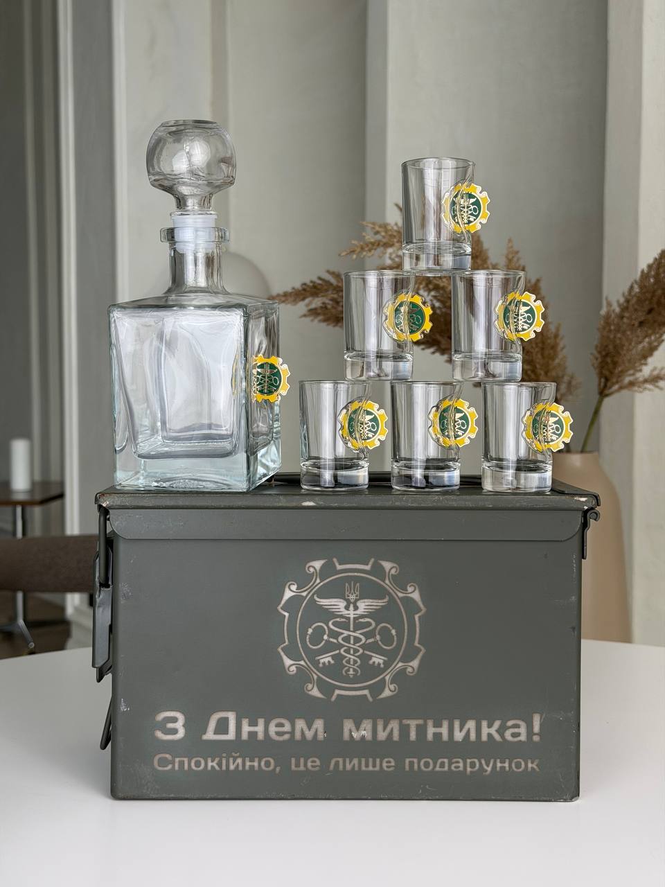 Набір БК маленький (графин+чарки МИТО)