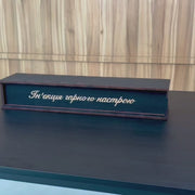 Набір чарок (шприц, градусник, кадуцей) на підставці + пакування