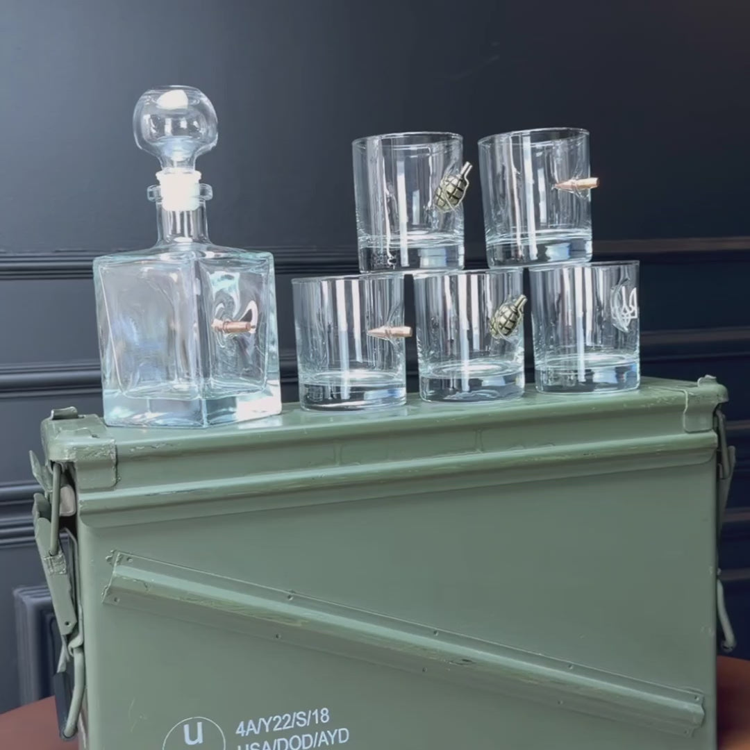 Set BK large (decanter+glasses MIX)