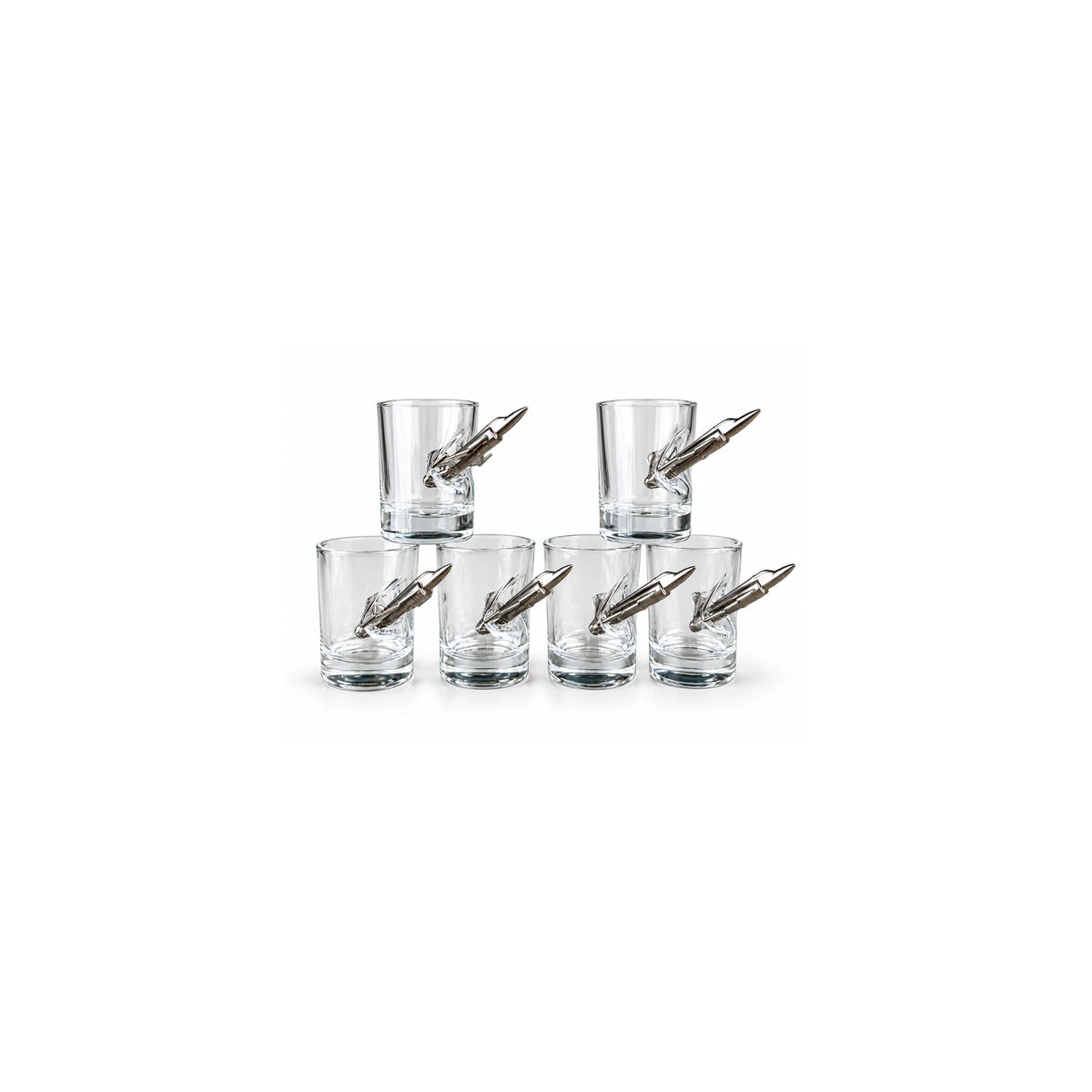 Shot Glass Set VSKLO for spirits in restrained premium style