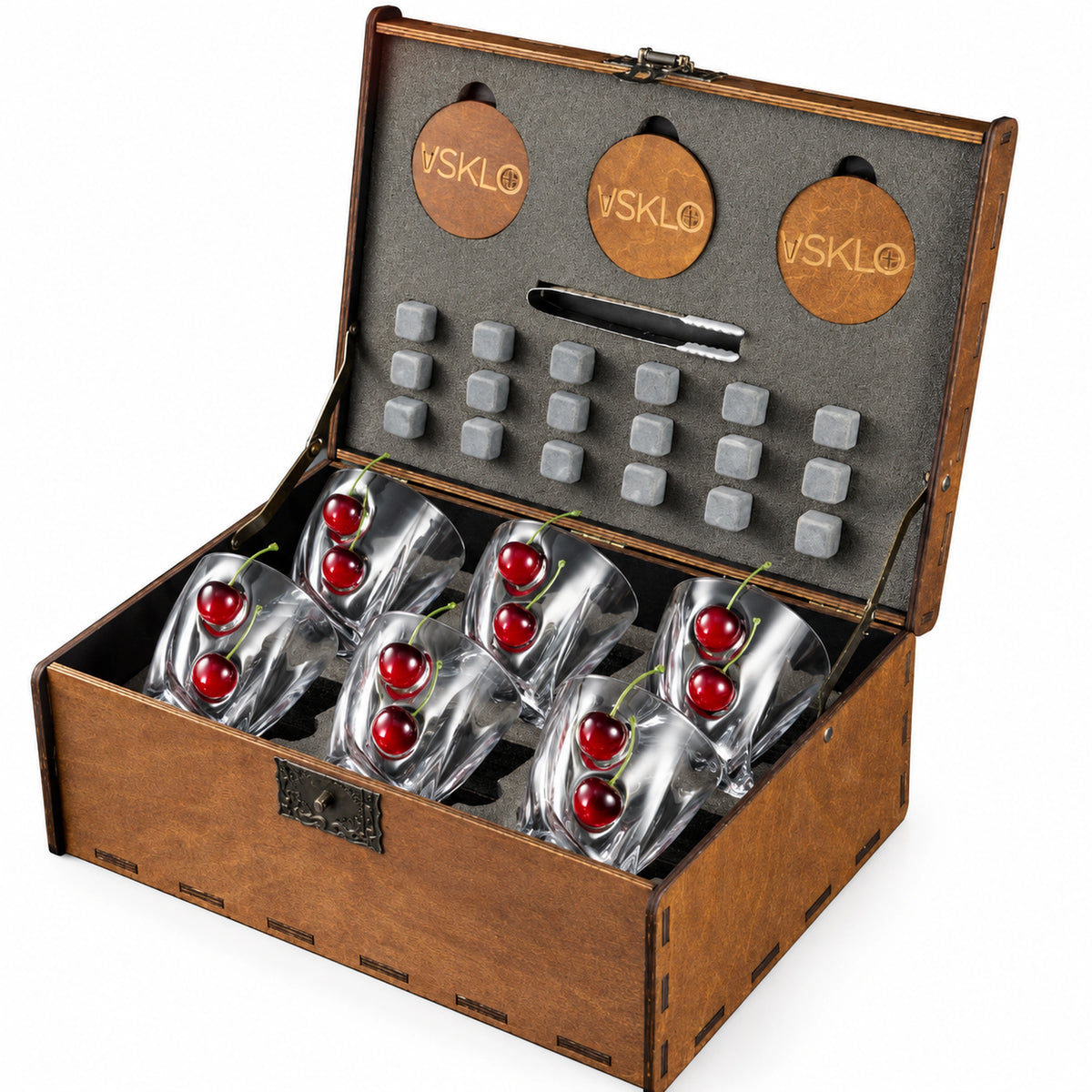 Gift set «LEO» VSKLO in restrained premium style